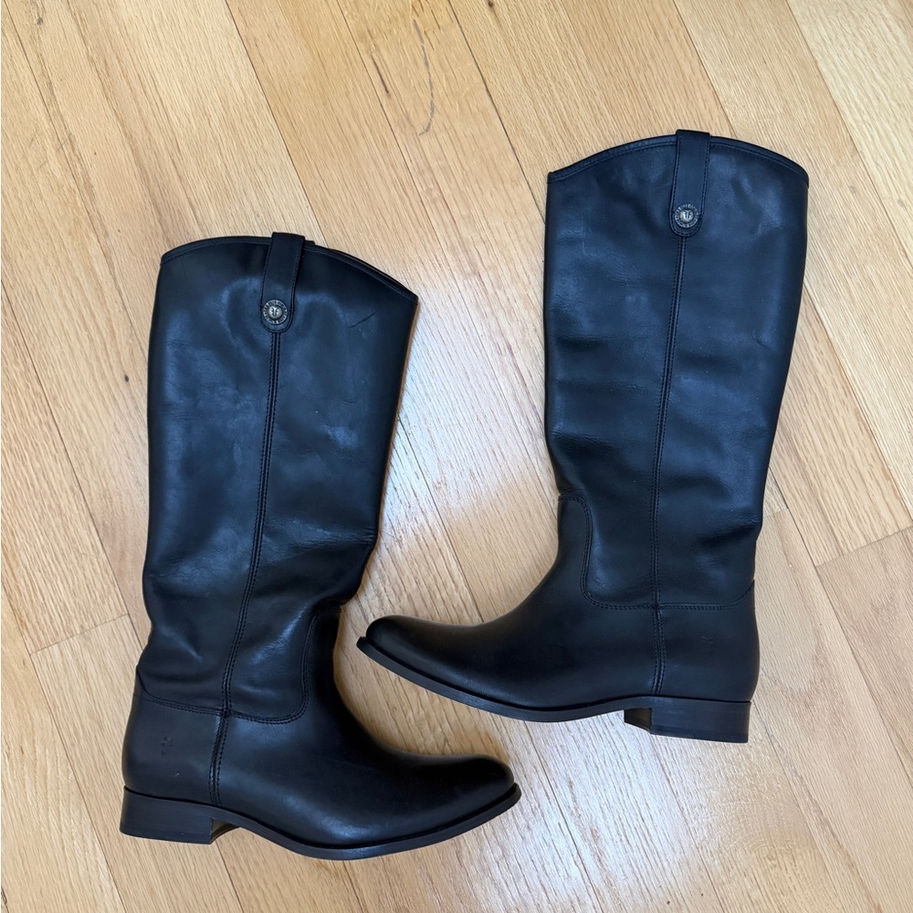 Frye Classic Black Leather Boots